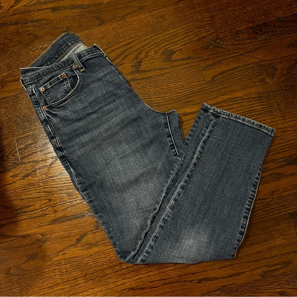 GAP Women's Girlfriend Fit Jeans - size 6/28, Dark Blue, Excellent condition - Picture 3 of 7